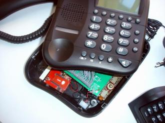 GSM-жучок – прослушка, GSM микрофон, GSM spy, в стационарном телефоне